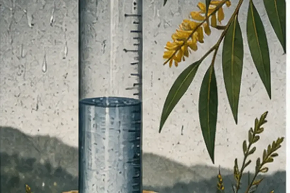 Original editorial illustration for Why Australia measures rain in millimetres. context view.