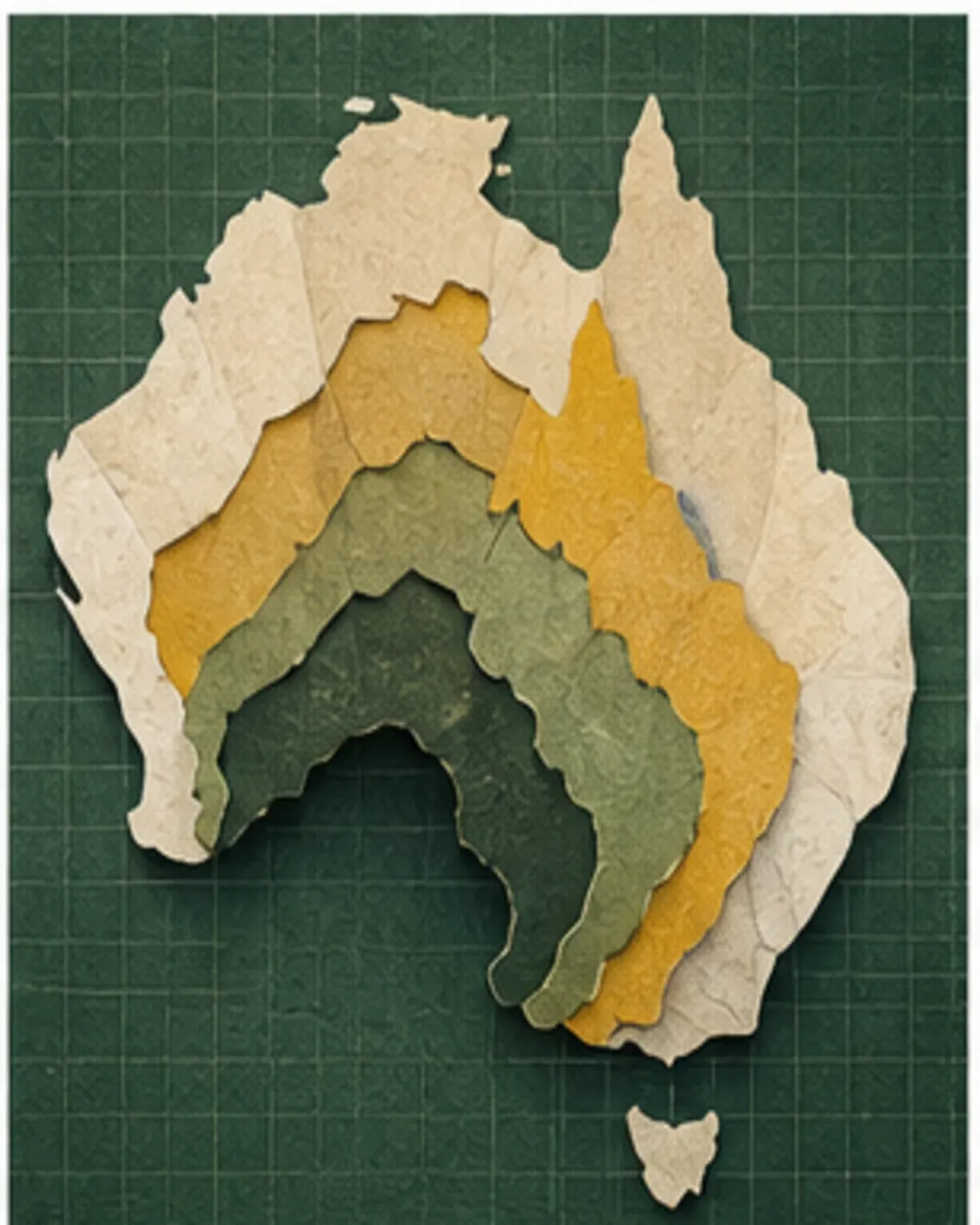 Original editorial illustration for How Australia turns people into statistical maps.