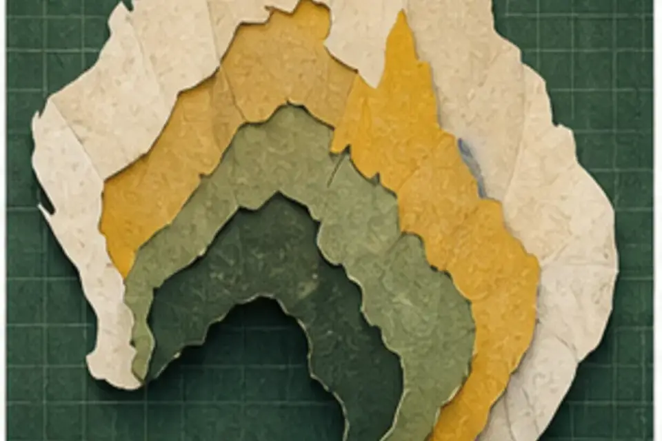 Original editorial illustration for How Australia turns people into statistical maps. context view.