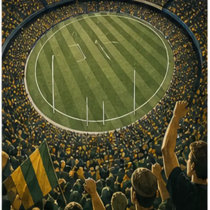 Original editorial illustration for What drove the Fremantle versus Adelaide search surge. detail view.