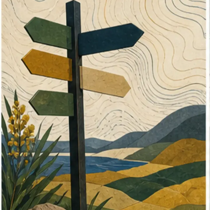 Original editorial illustration for Who decides what an Australian place is called?. detail view.
